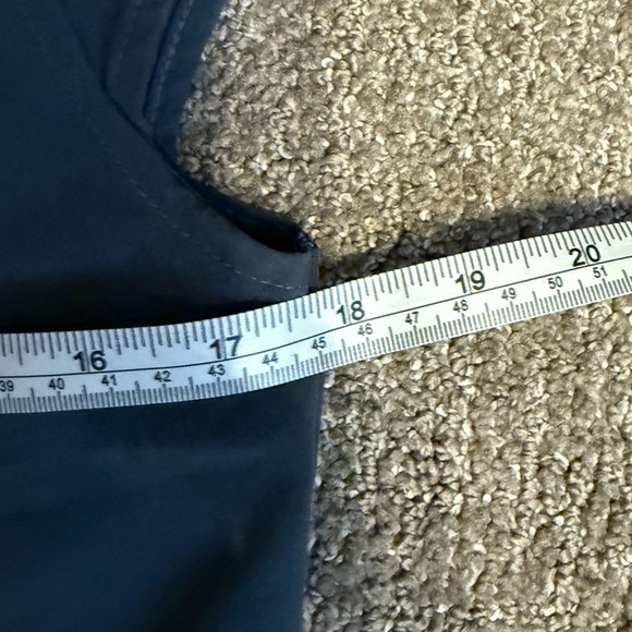 Albion Fit Cap Sleeve Jumpsuit Gray Elastic Waist One Piece XS - Picture 9 of 11